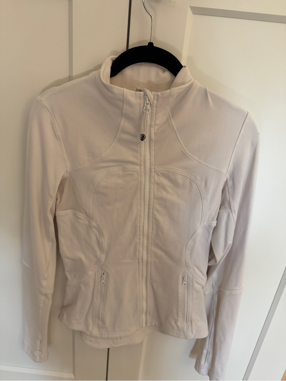 LuluLemon - Women’s White Zip-Up Jacket
